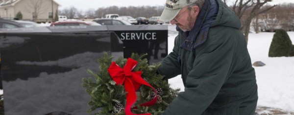 Remembering the fallen at Christmastime, Photo by The Union-Sun & Journal, Lockport, New York