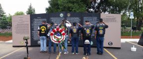 Chapter 805 and Wreaths Across America honor veterans in Roseburg, Oregon.